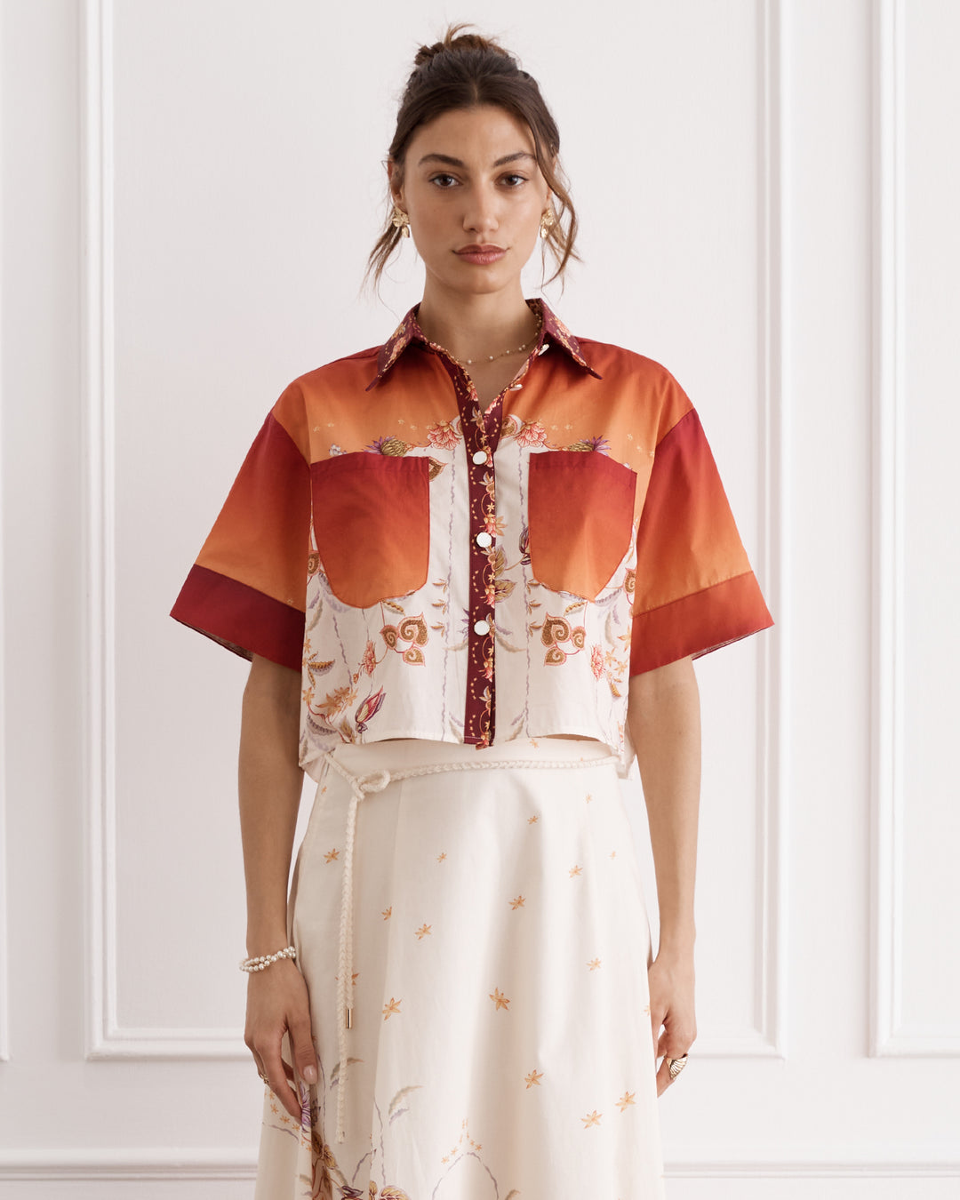 Lotus Remi Cropped Shirt