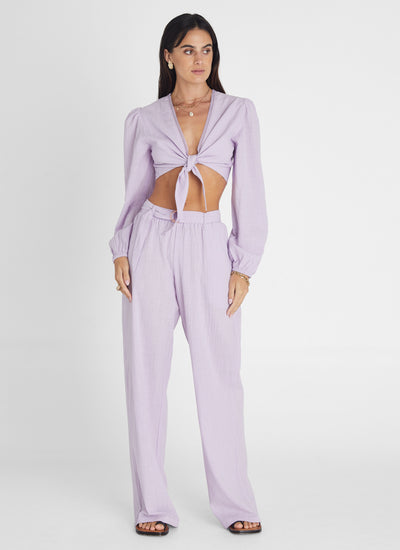 Amethyst Relaxed Wide Leg Pant