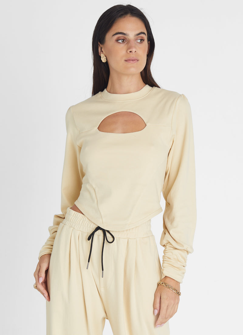 Citrine Corset Sweater