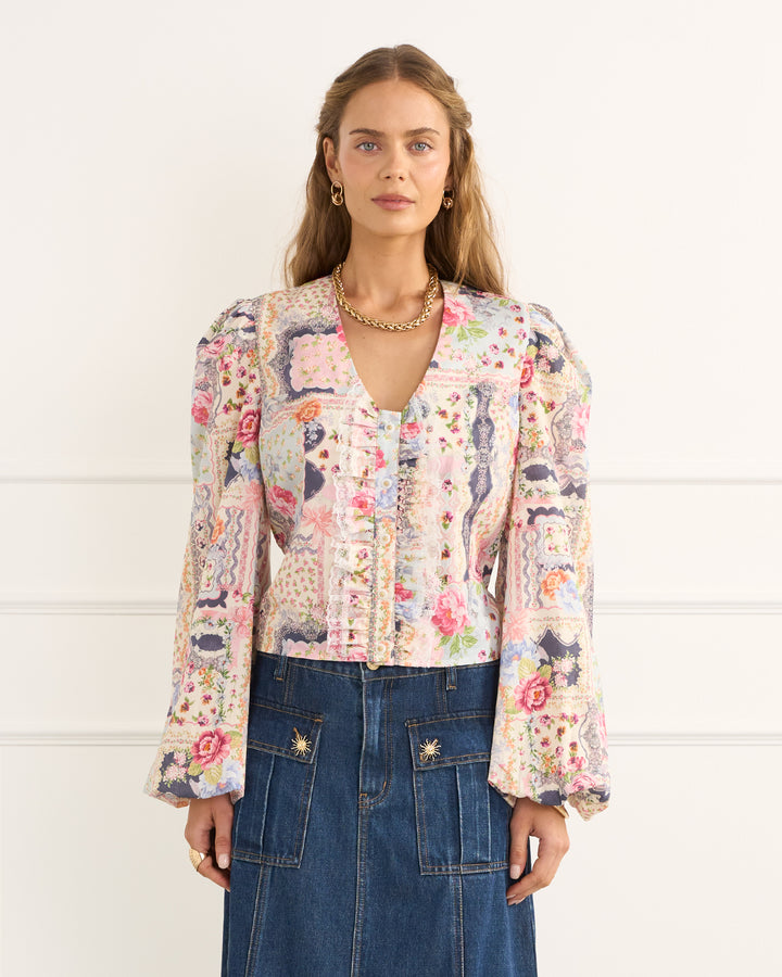 Alpine Selena Cropped Blouse