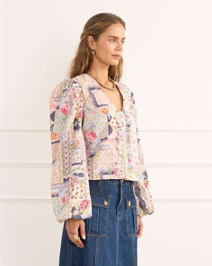 Alpine Selena Cropped Blouse