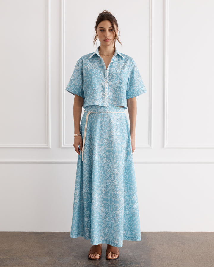 Chintz Remi Cropped Shirt