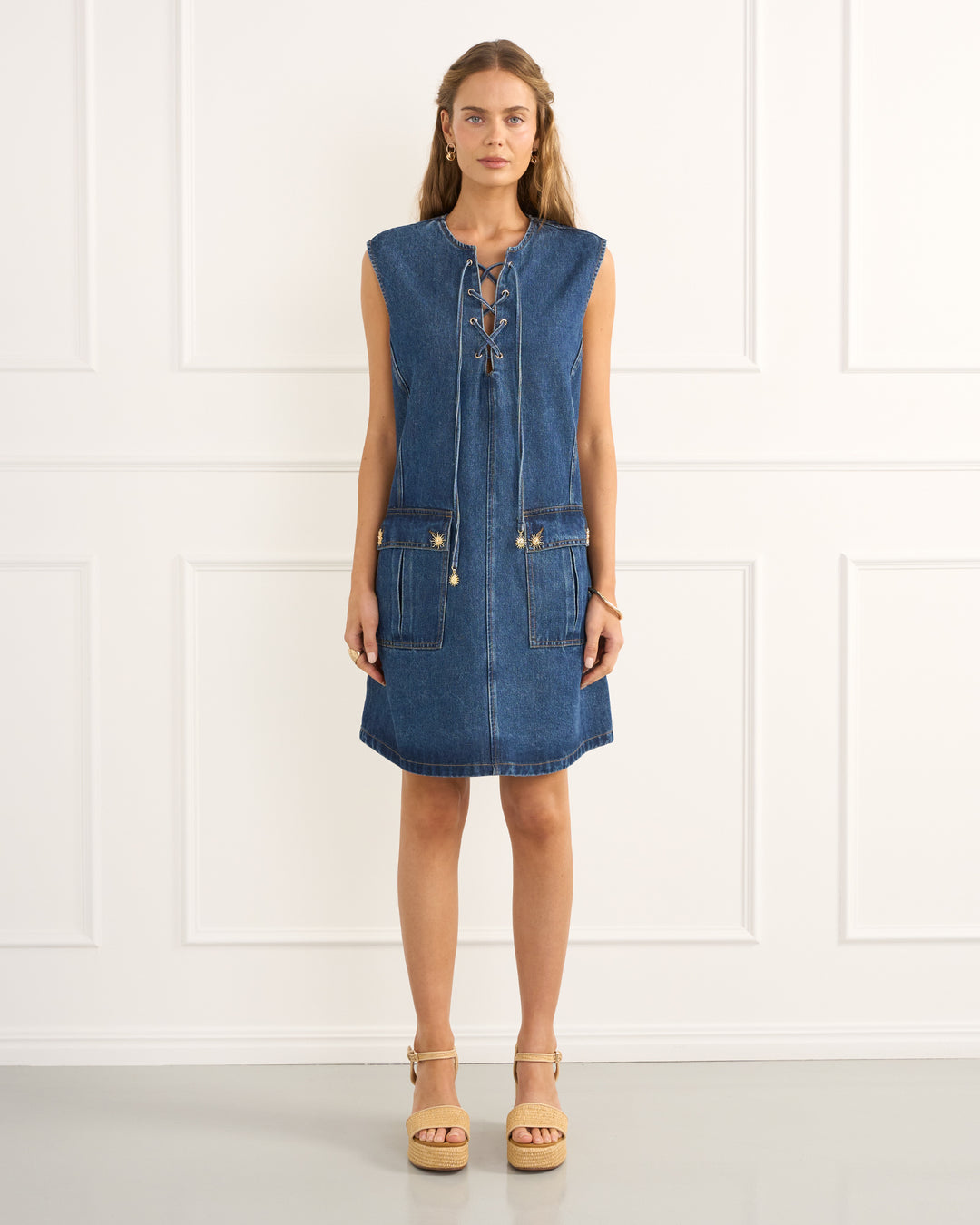 Indigo Alice Mini Dress