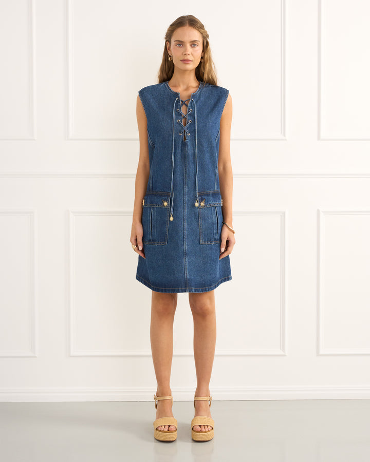 Indigo Alice Mini Dress