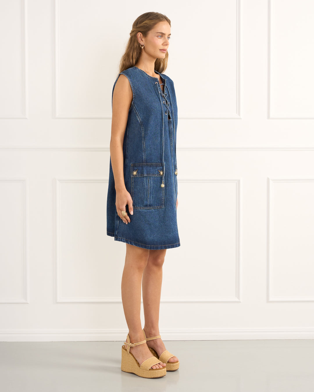 Indigo Alice Mini Dress