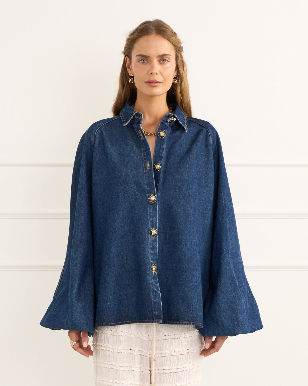 Indigo Lucile Blouse