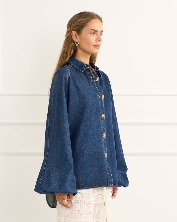Indigo Lucile Blouse