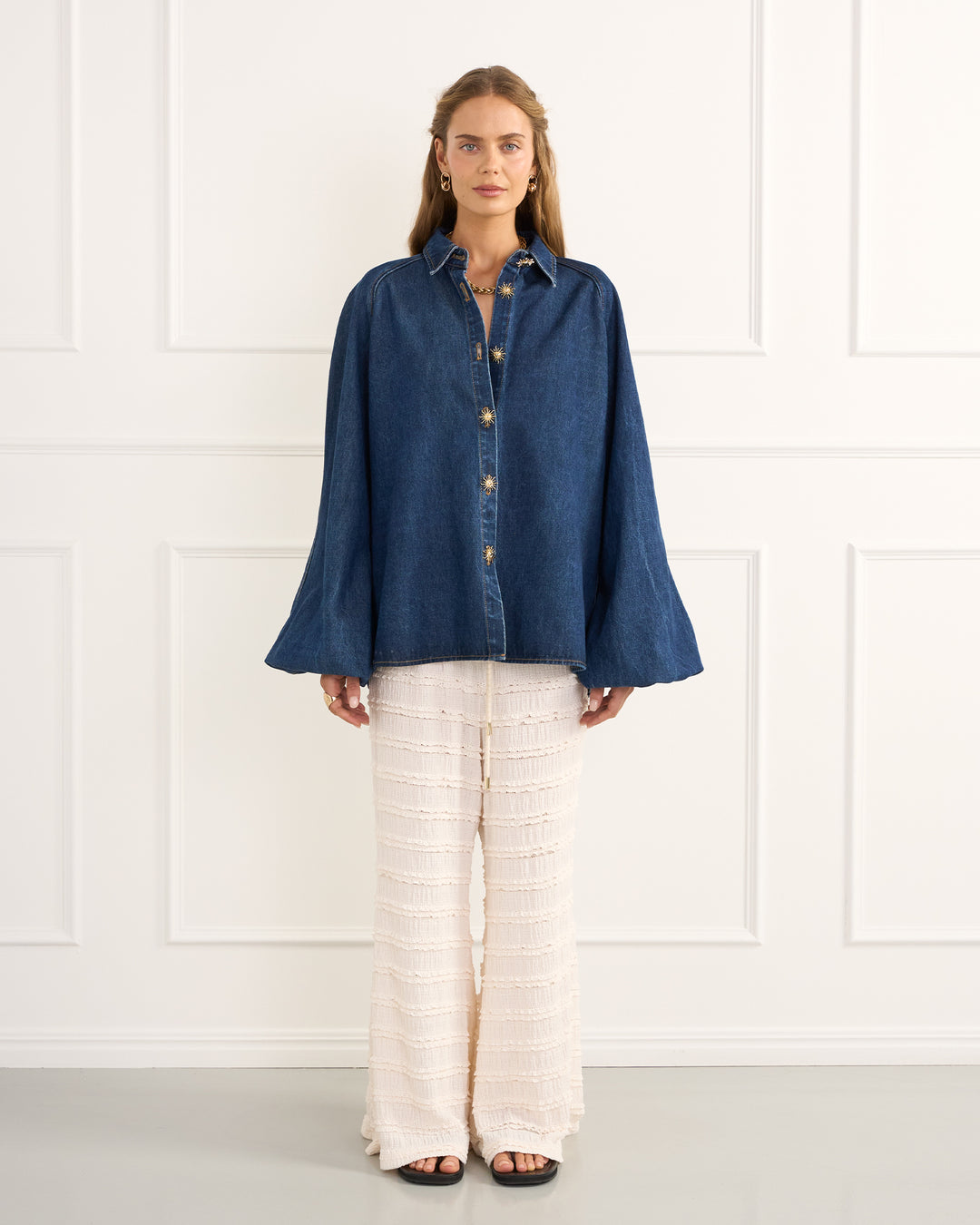 Indigo Lucile Blouse