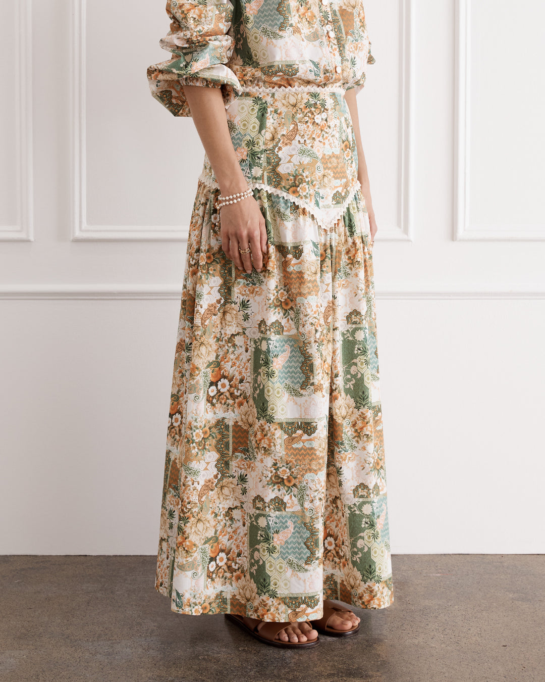Mosaic Aida Maxi Skirt