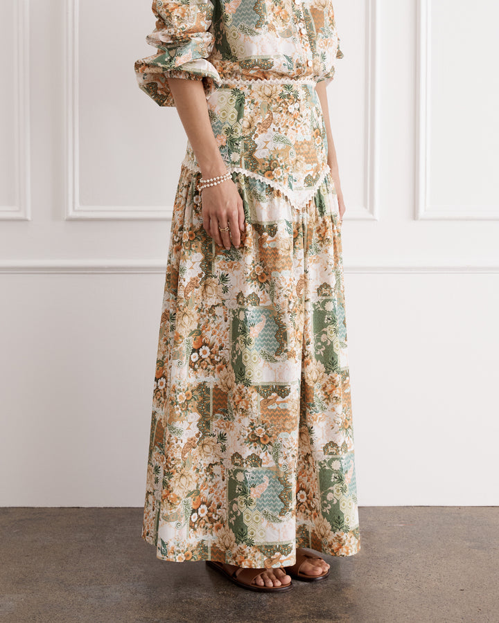 Mosaic Aida Maxi Skirt
