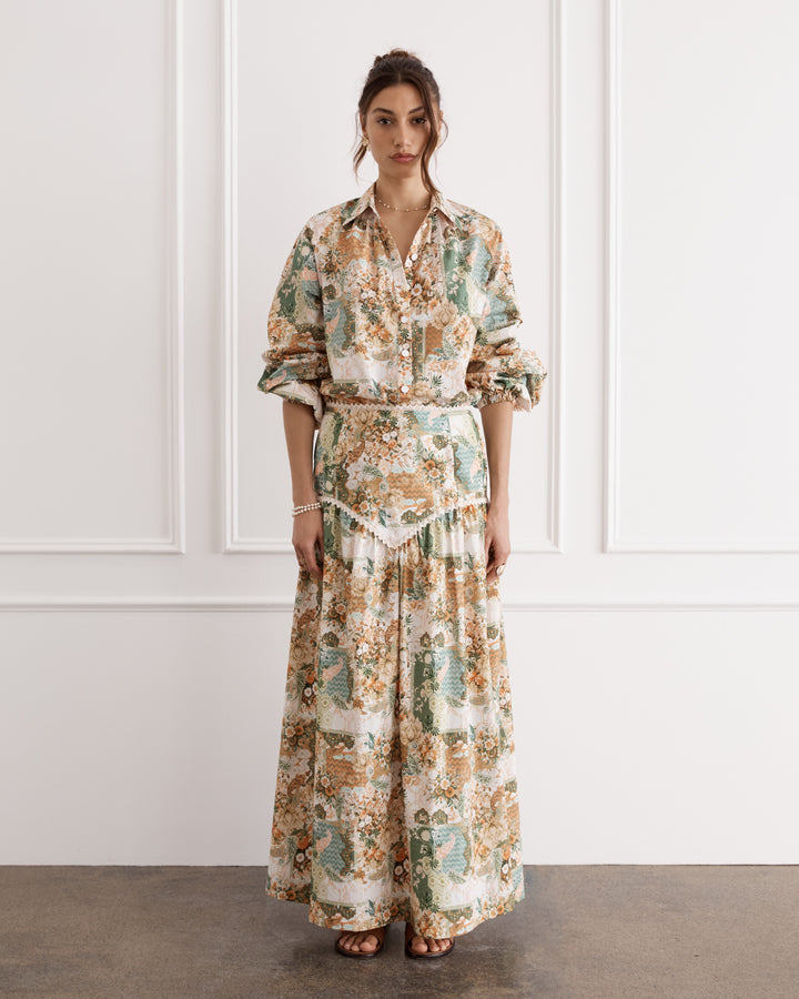 Mosaic Aida Maxi Skirt