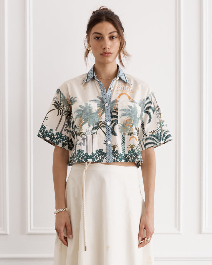 Oasis Remi Cropped Shirt