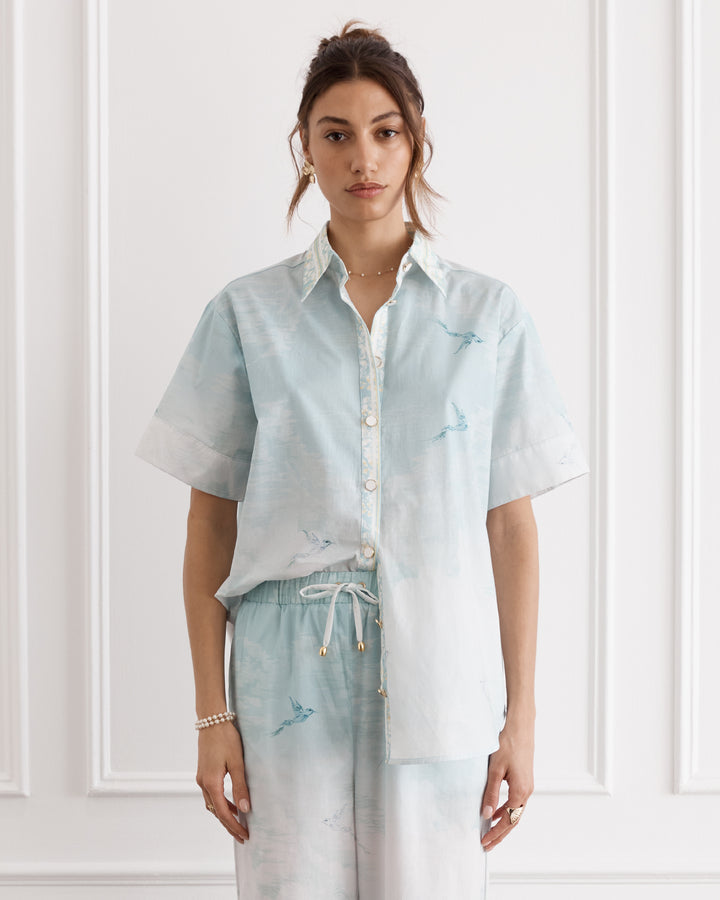 Serin Bianca Cuban Shirt