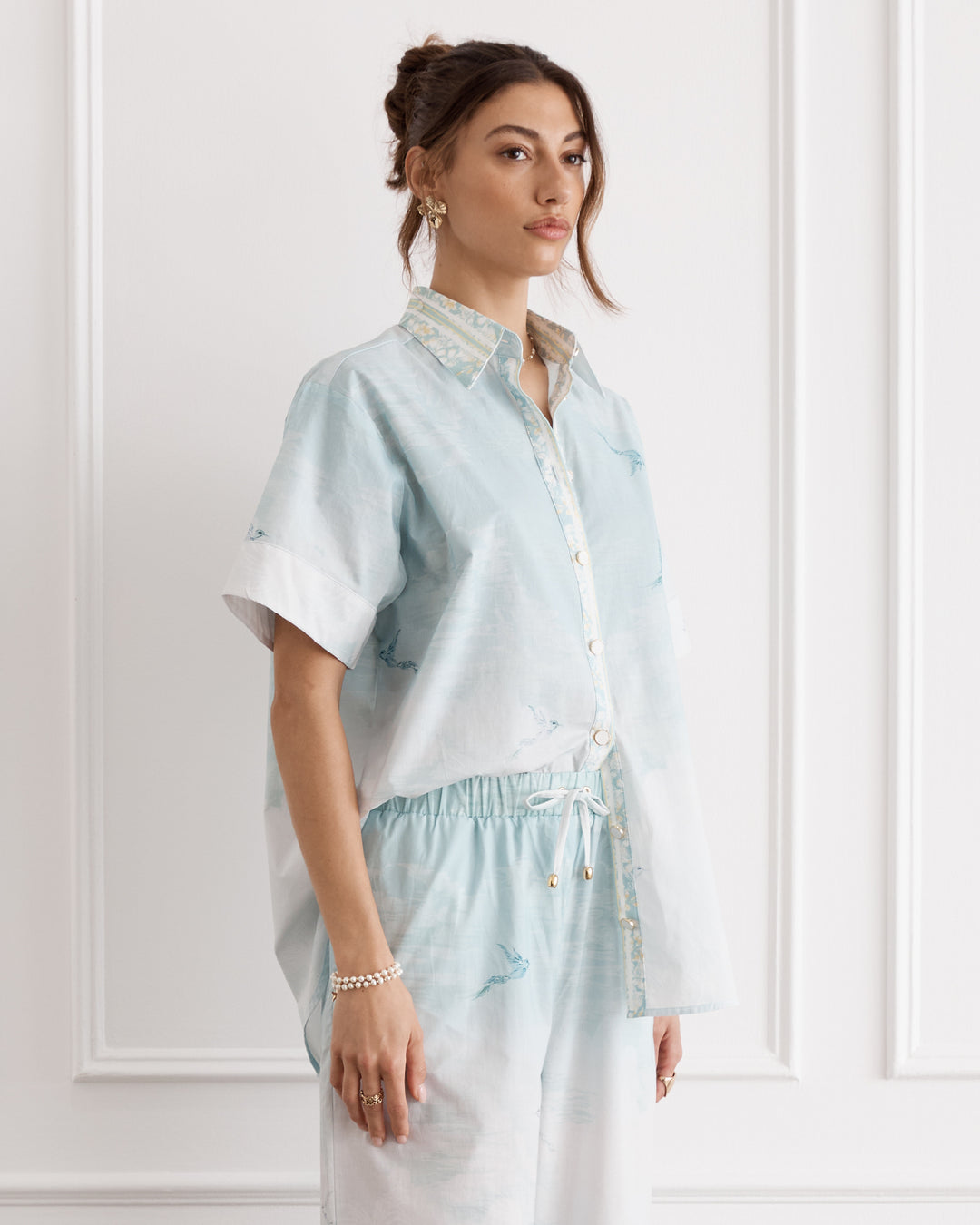 Serin Bianca Cuban Shirt
