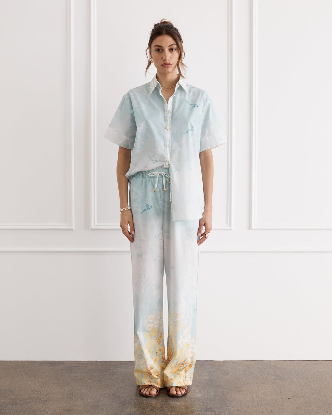 Serin Bianca Cuban Shirt