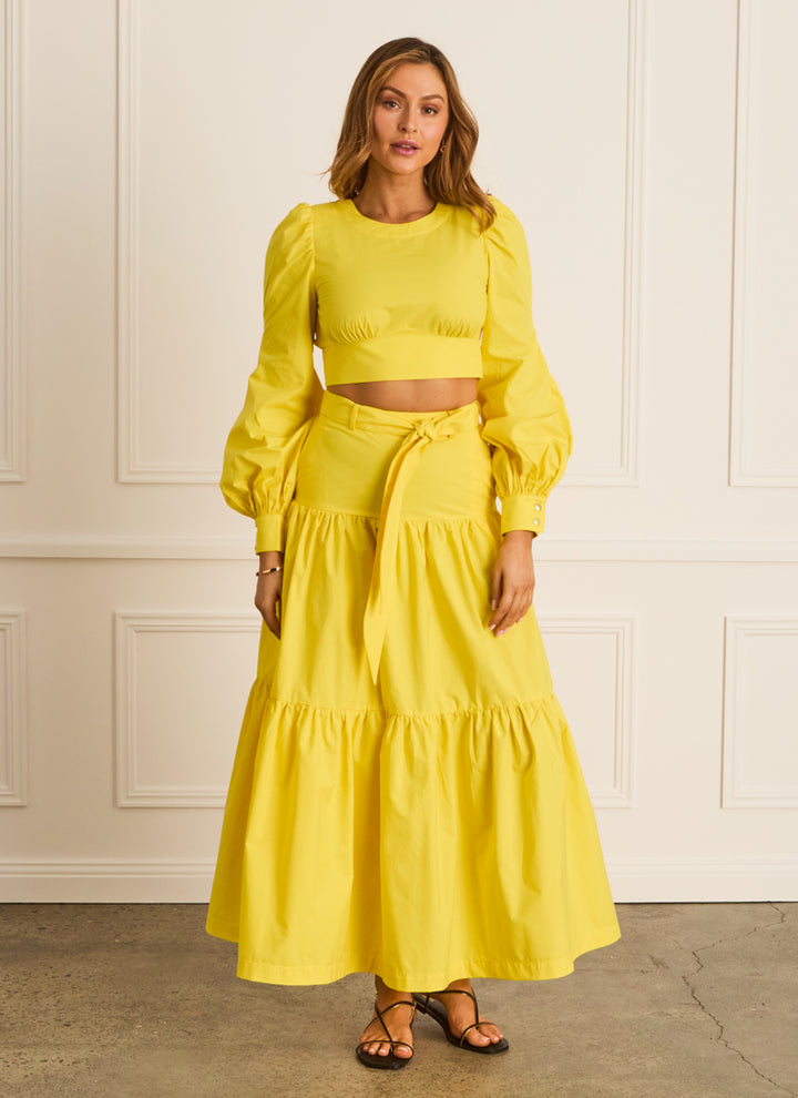 Citron Tia Maxi Skirt