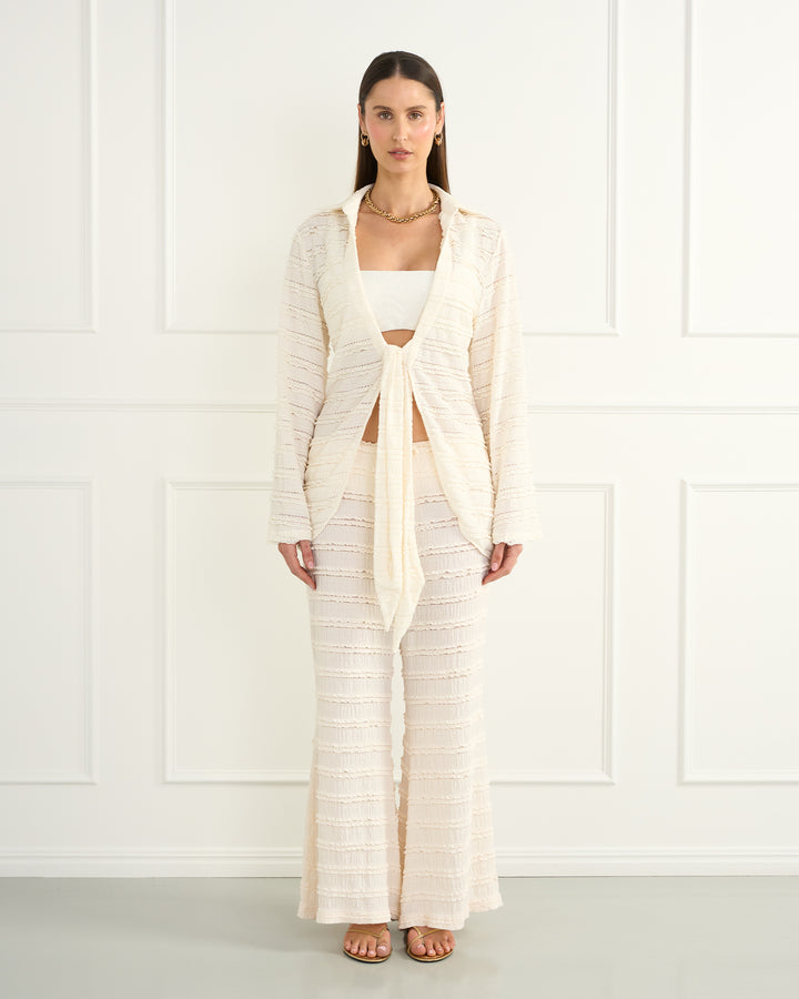 Cream Eliana Resort Shirt