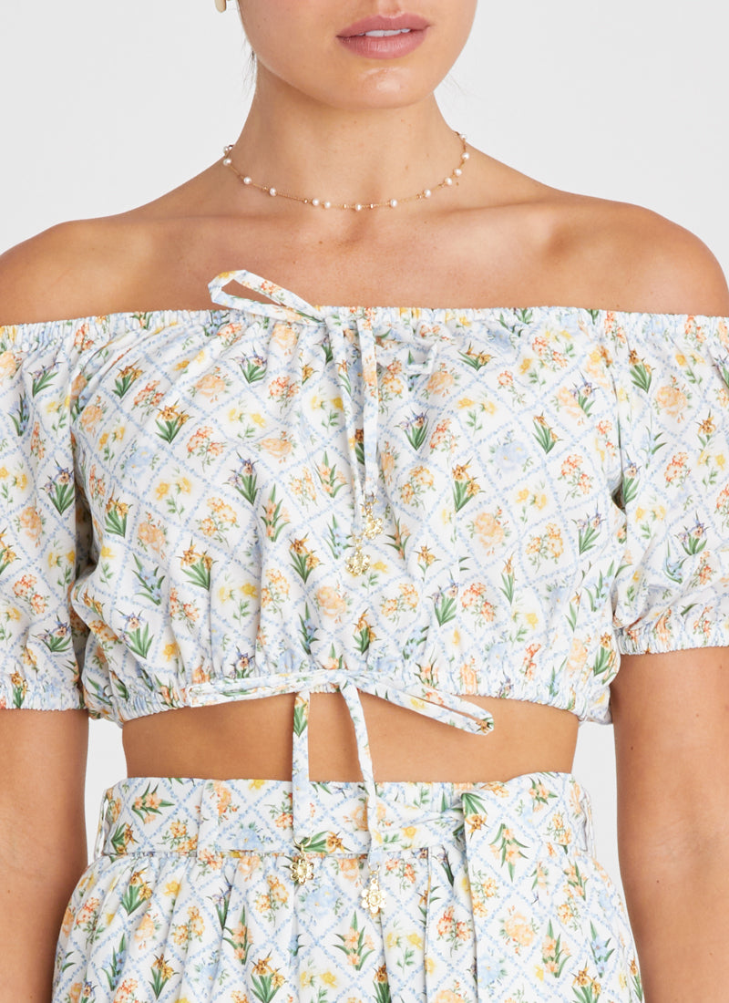 Casablanca Shelby Crop Top