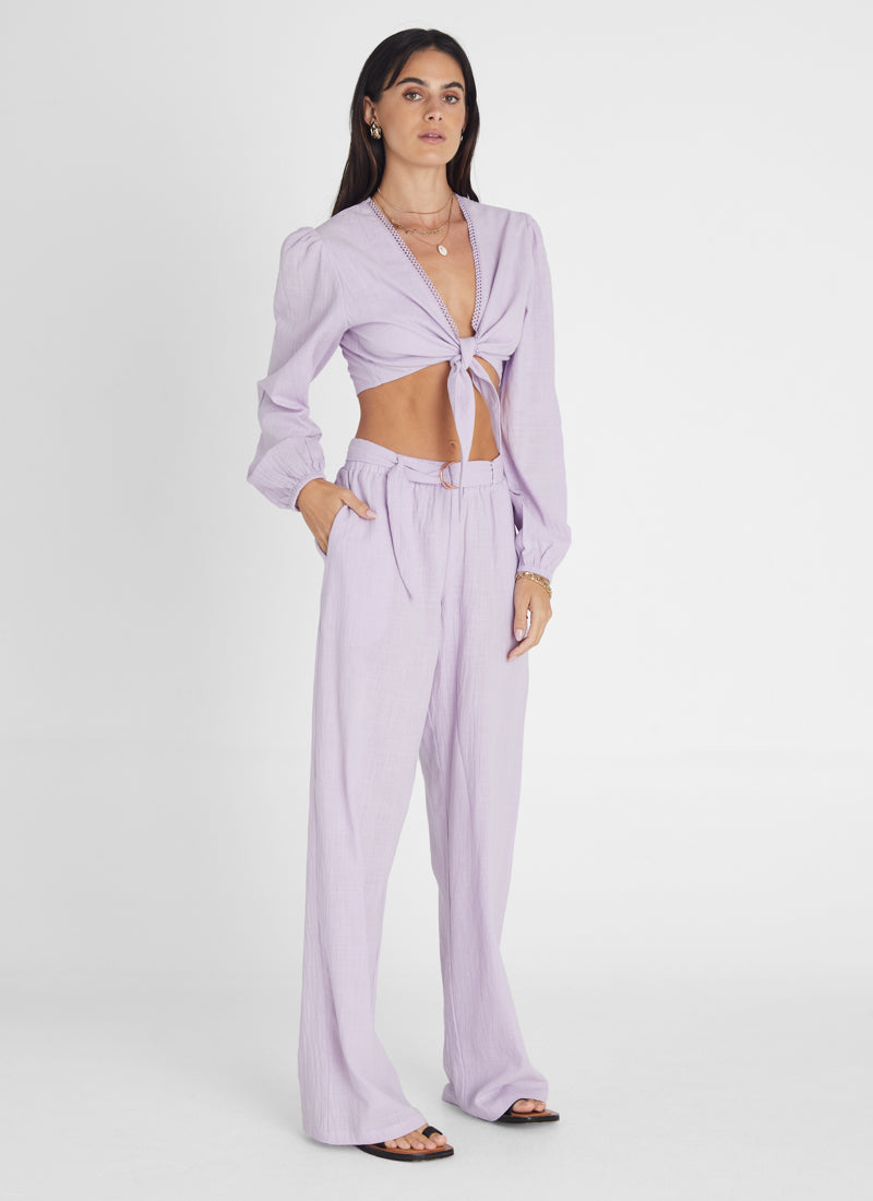 Amethyst Relaxed Wide Leg Pant