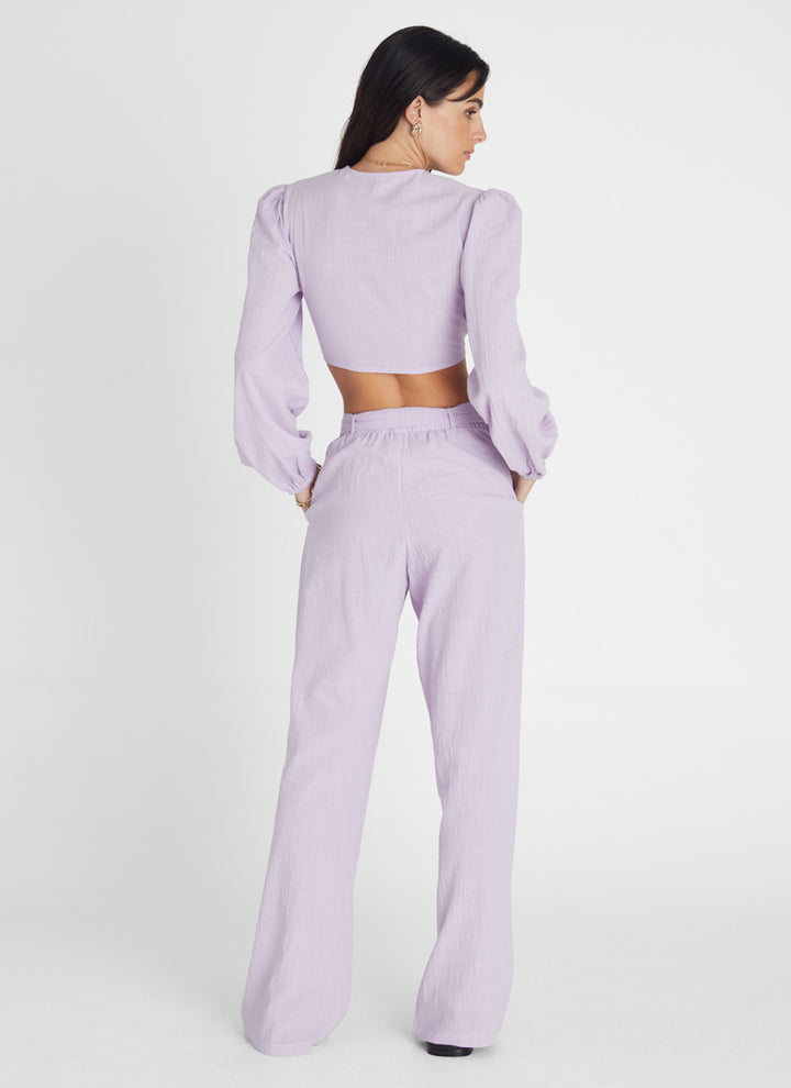 Amethyst Relaxed Wide Leg Pant