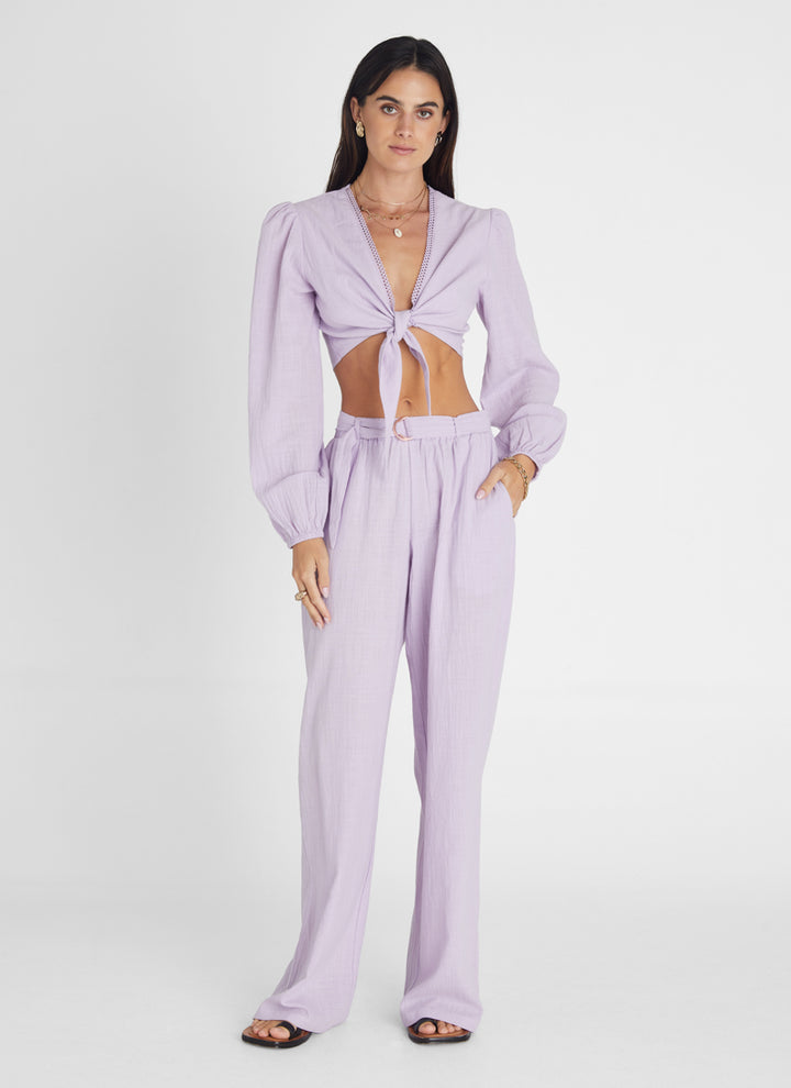 Amethyst Relaxed Wide Leg Pant