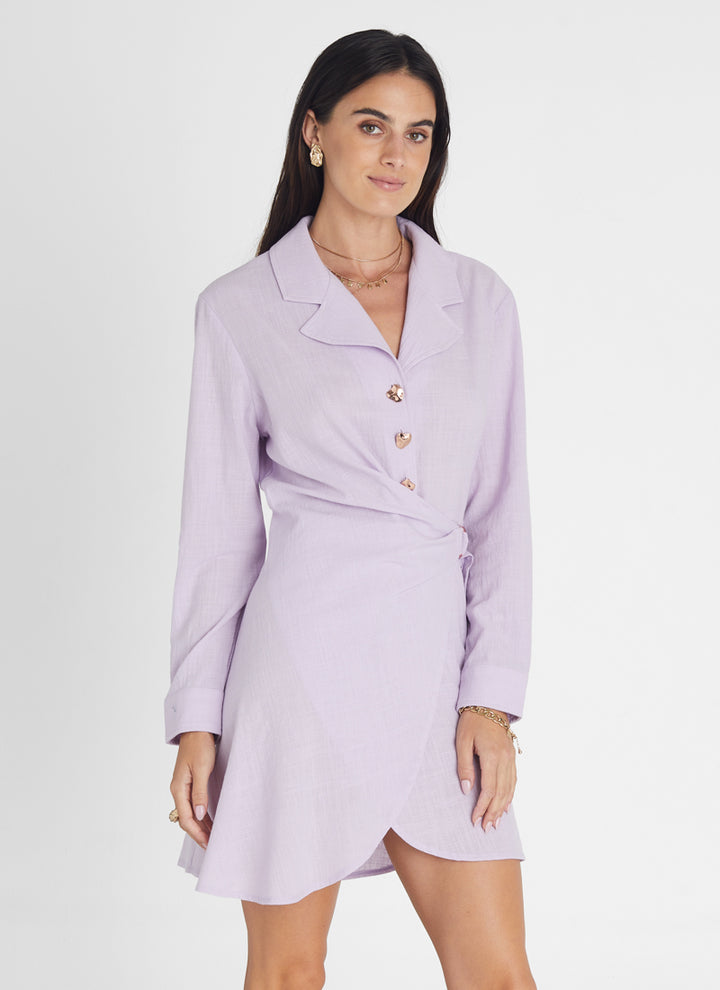 Amethyst Long Sleeve Dress