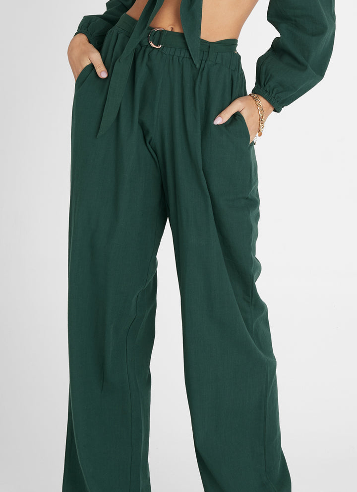 Emerald Relaxed Wide Leg Pant