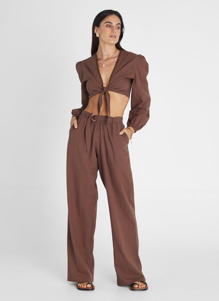 Garnet Relaxed Wide Leg Pant