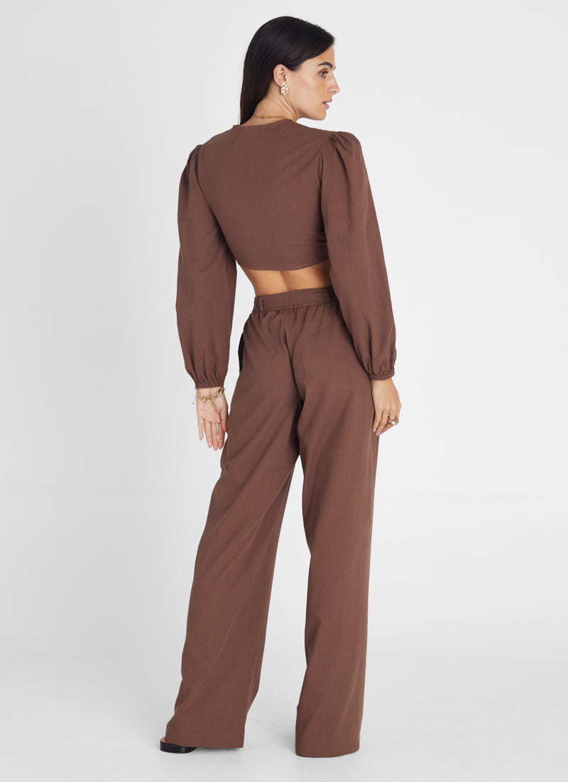 Garnet Relaxed Wide Leg Pant