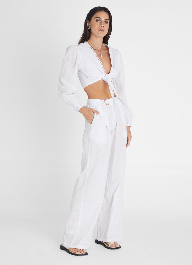 Pearl Relaxed Wide Leg Pant