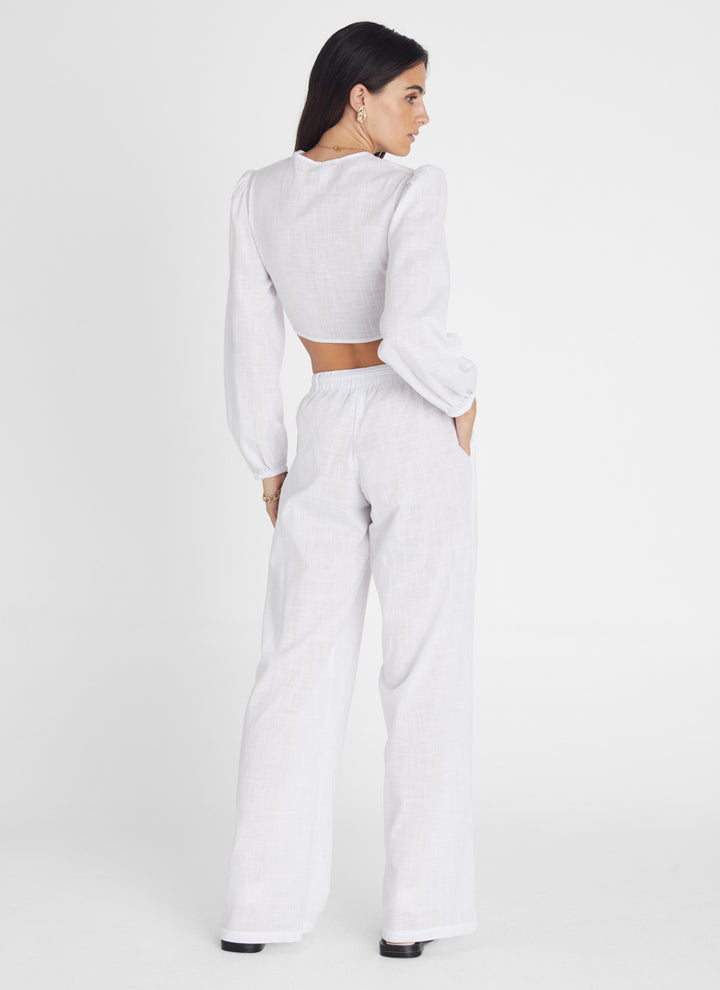 Pearl Relaxed Wide Leg Pant