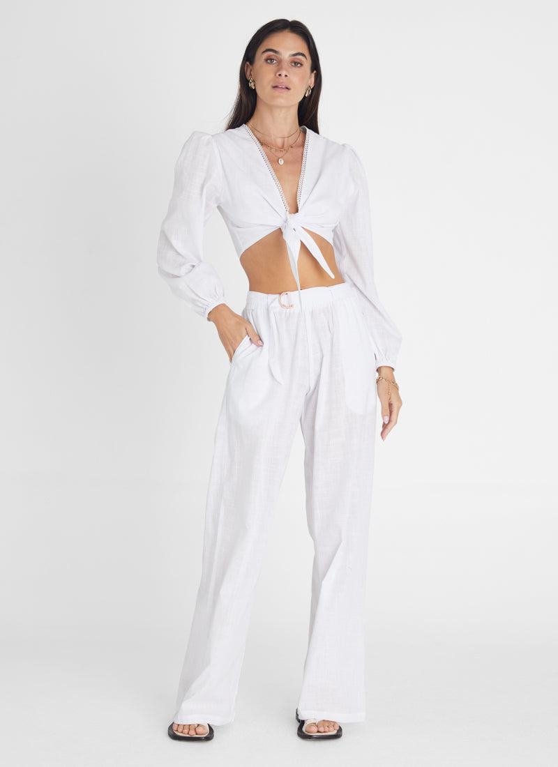 Pearl Relaxed Wide Leg Pant