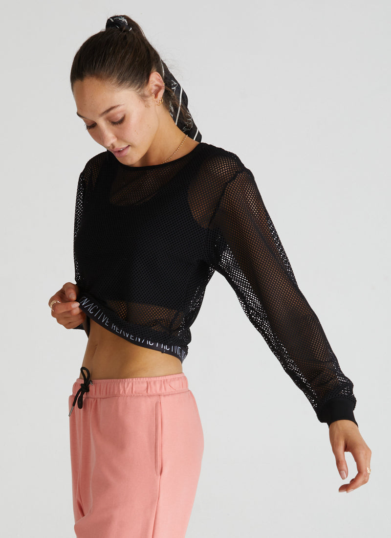 Heaven Active Mesh Sweater