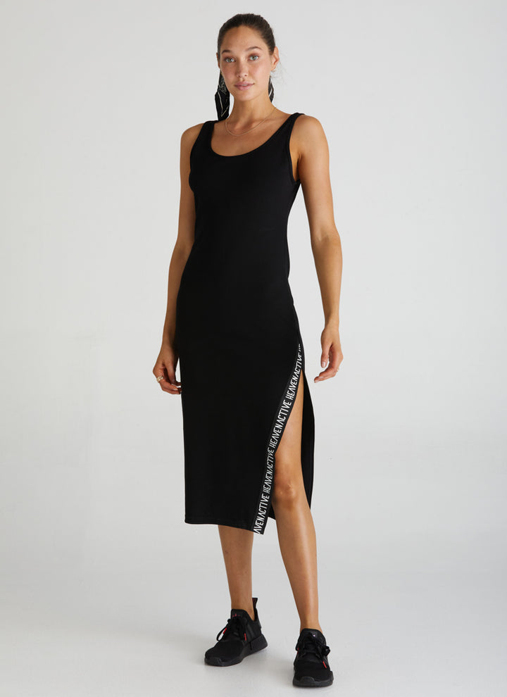 Heaven Active Split Front Maxi dress