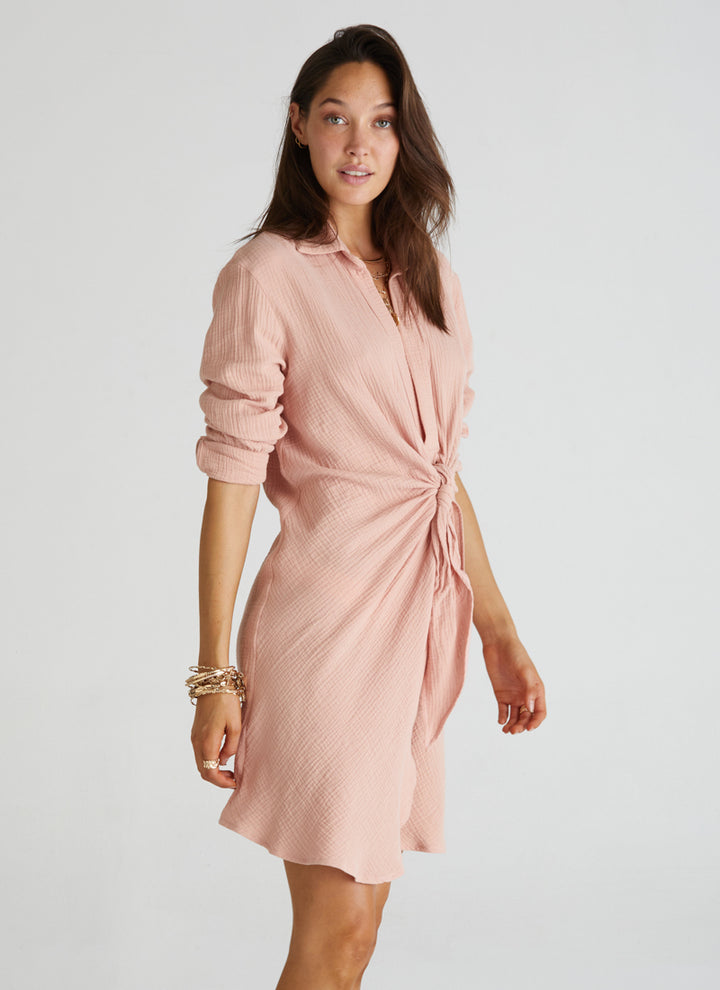 Wrap Front Shirt Dress (SAMPLE)