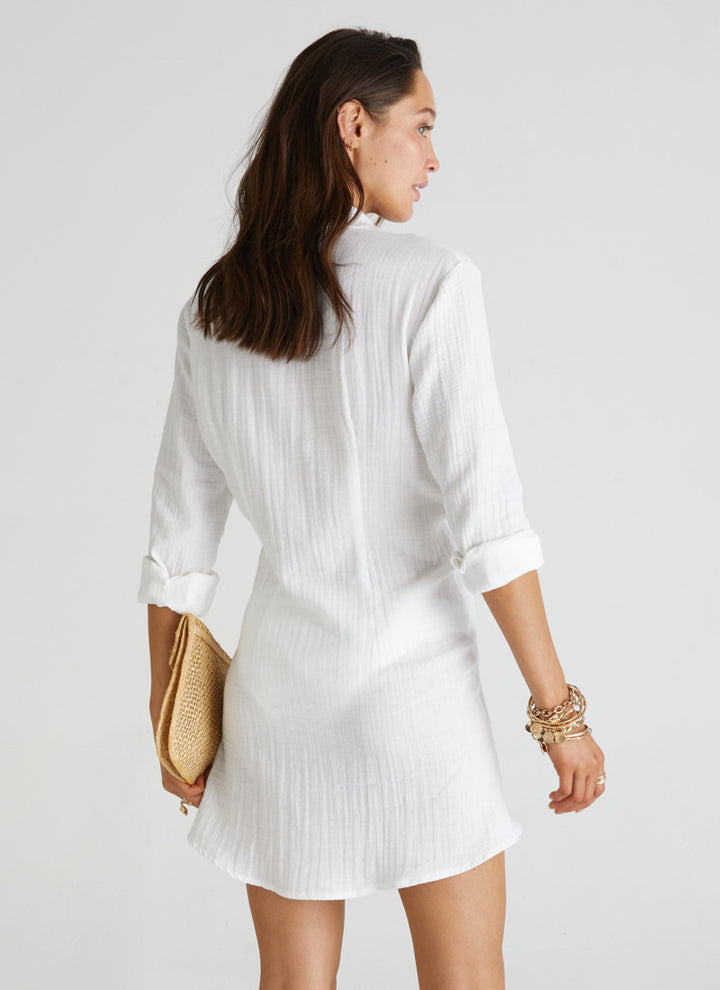 Wrap Front Shirt Dress