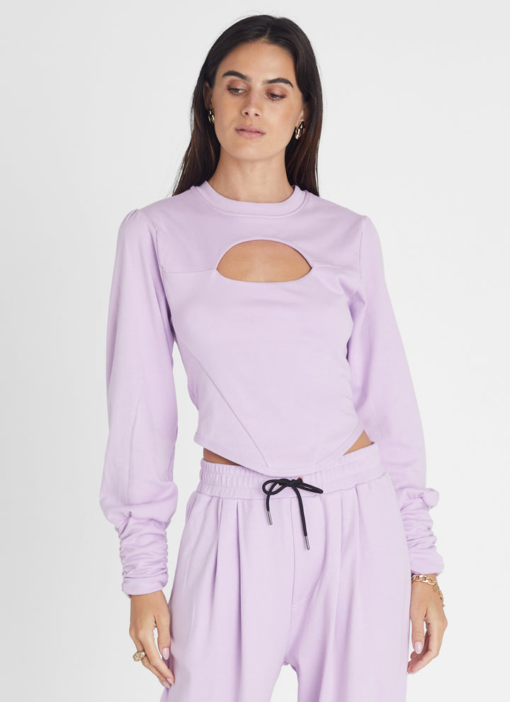 Amethyst Corset Sweater