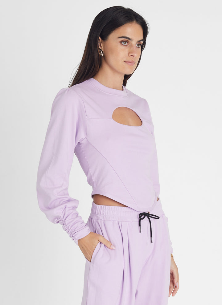 Amethyst Corset Sweater