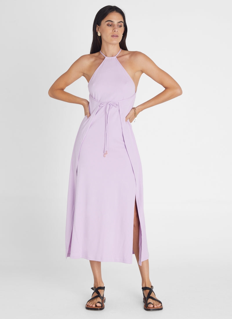 Amethyst Halter Dress