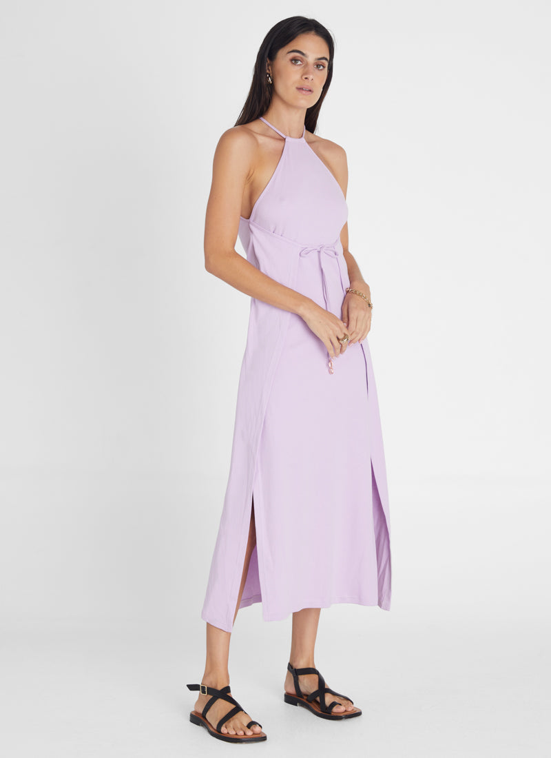 Amethyst Halter Dress