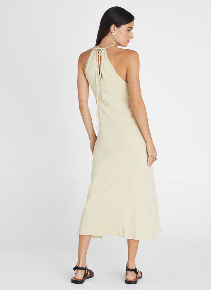 Citrine Halter Dress